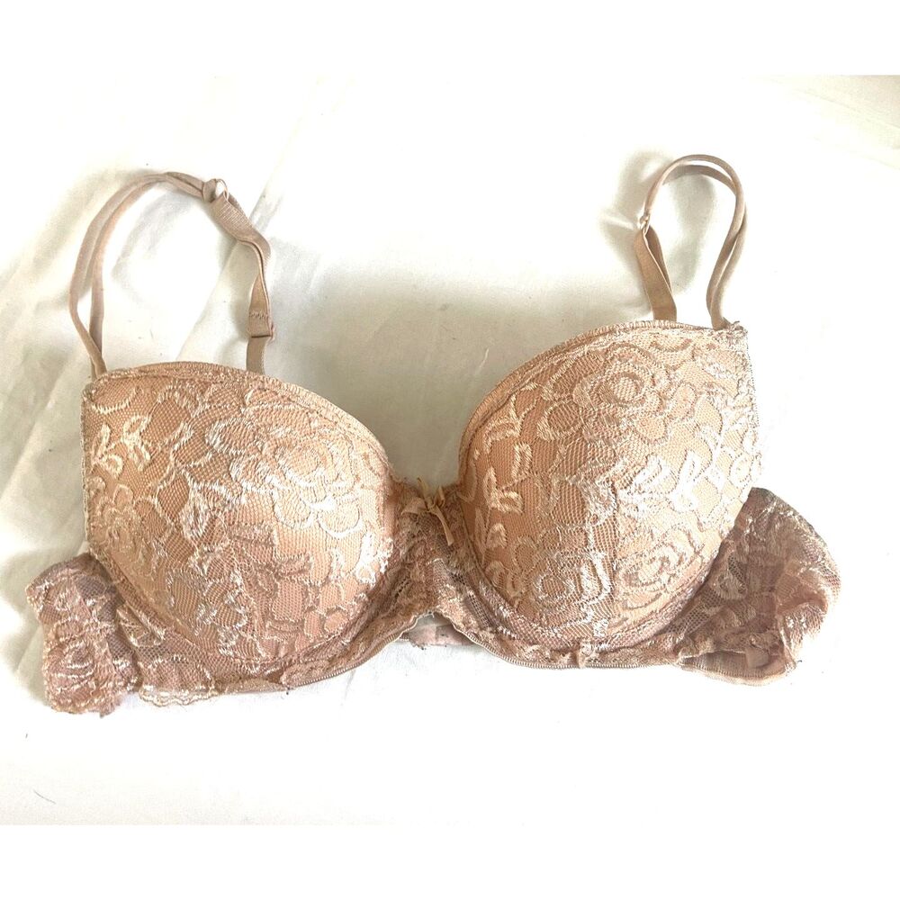 Lot 4 Push Up Bras Lace Smiley Face Victoria's Secret & Marilyn Monroe Size 36B - Picture 8 of 14